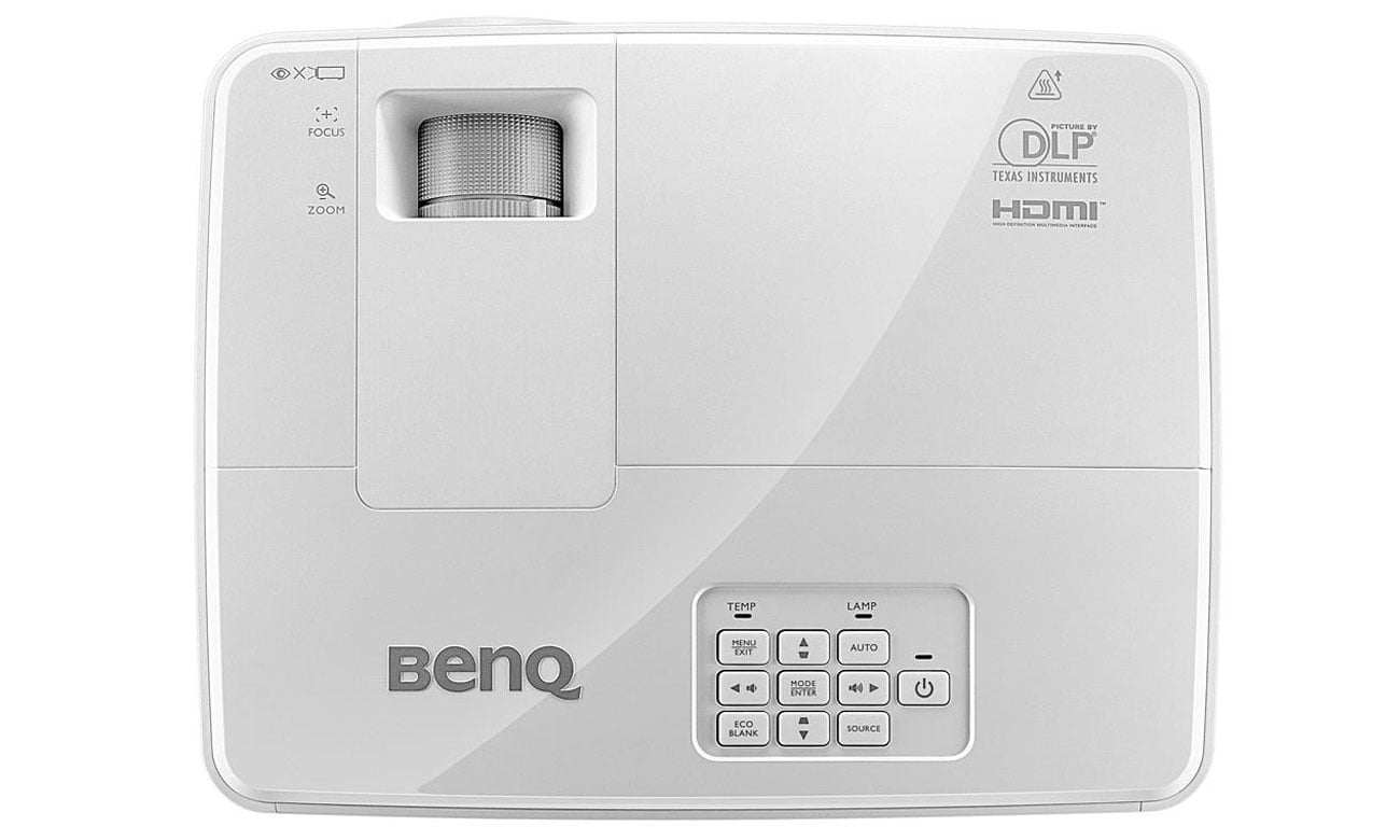 BenQ MX528 DLP doskonała ostrość przejrzystość ultra czytelność