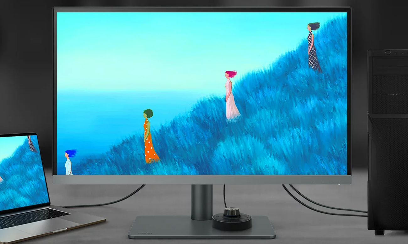 Monitor BenQ PD2706U przełącznik KVM