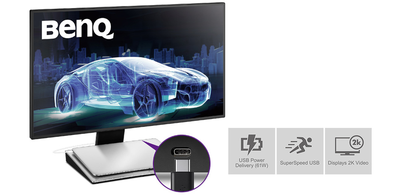 BenQ PD2710QC Łączność USB-C