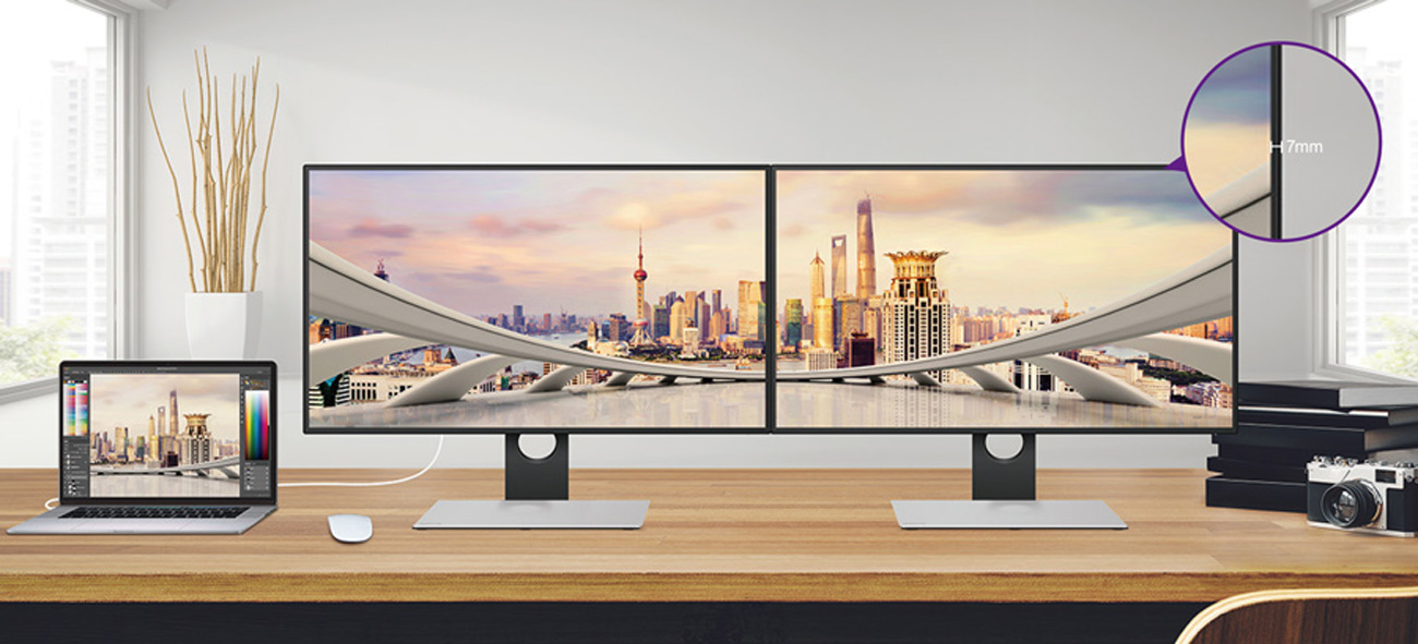 BenQ PD2710QC Bezramkowa Konstrukcja