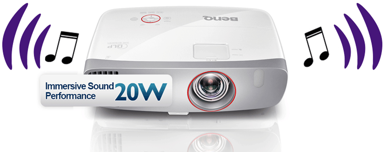BenQ W1210ST DLP Głośniki