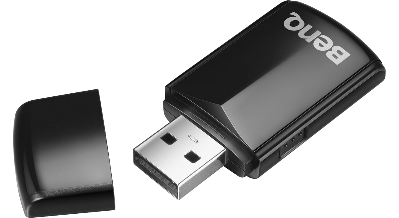 Adapter Wi-Fi BenQ WDRT8192 czarny 5J.J3F28.E01
