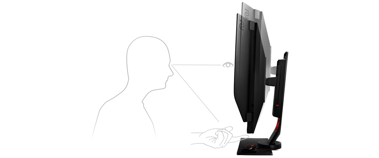 BenQ ZOWIE XL2735 kąt widzenia