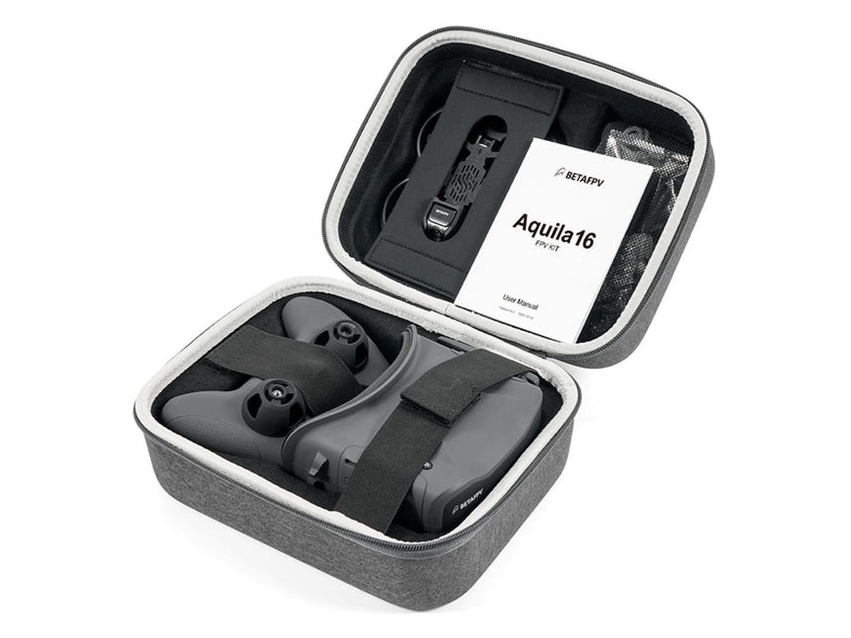 Dron BetaFPV Aquila16 FPV Kit - Widok w futerale