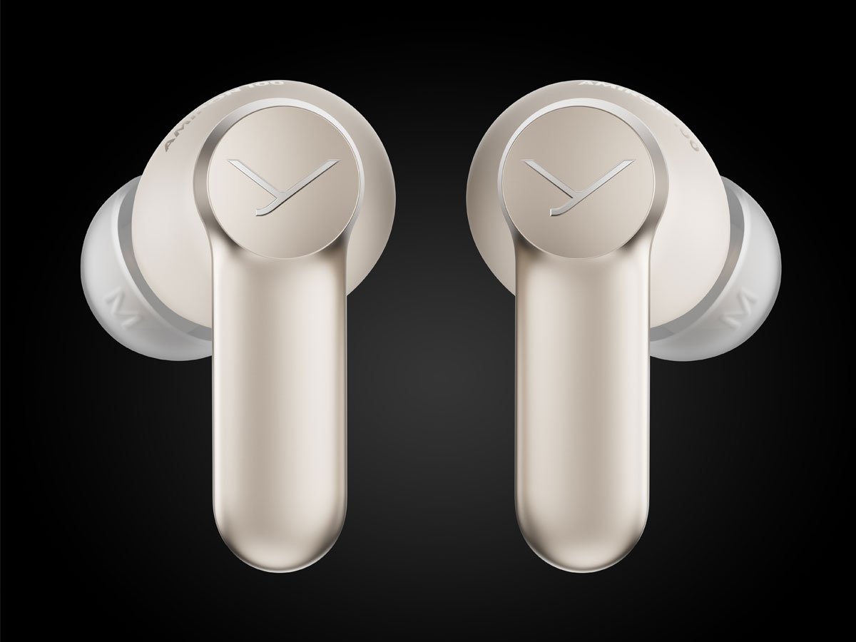 Słuchawki bezprzewodowe Beyerdynamic Amiron 100 Kremowe - Widok lewej i prawej słuchawki