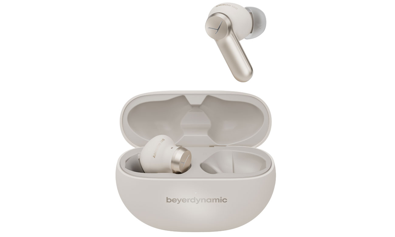 Słuchawki bezprzewodowe Beyerdynamic Amiron 100 Kremowe - Widok ogólny