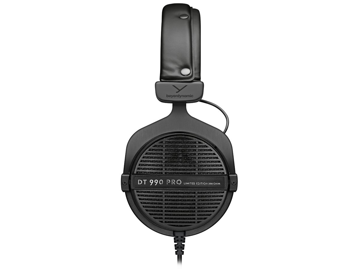 Słuchawki Beyerdynamic DT990 Pro Limited Black Edition 250Ohm - Widok z boku