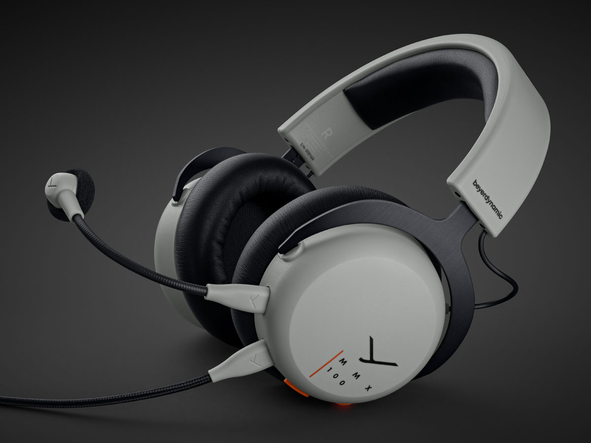 Słuchawki Beyerdynamic MMX 100 Szare - Widok ogólny, grafika z tłem