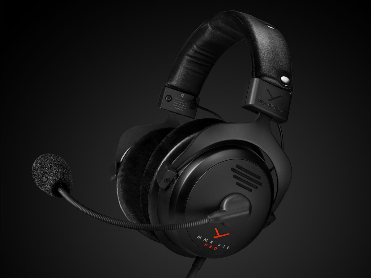 Słuchawki Beyerdynamic MMX 330 Pro - Widok ogólny, grafika z tłem