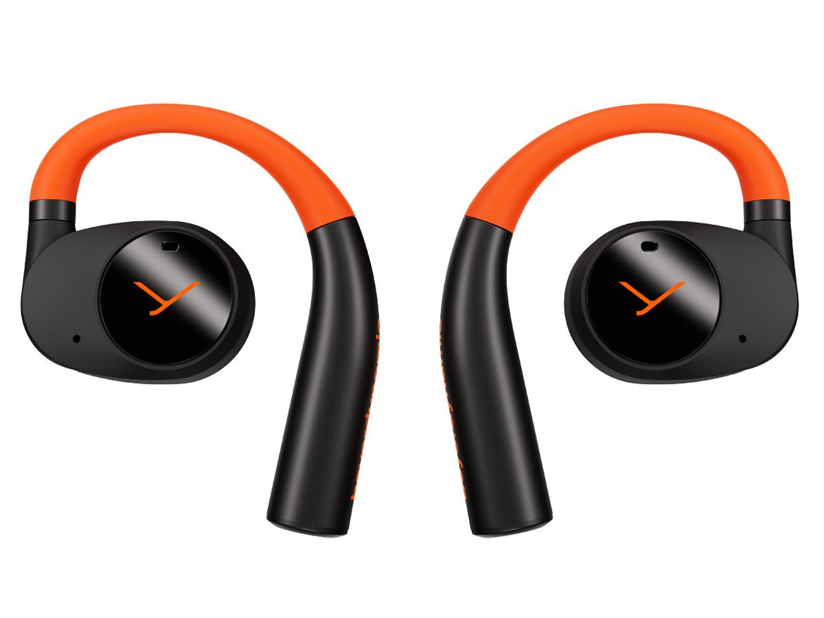 Słuchawki bezprzewodowe Beyerdynamic Verio 200 Czarno-pomarańczowe - Widok lewej i prawej słuchawki