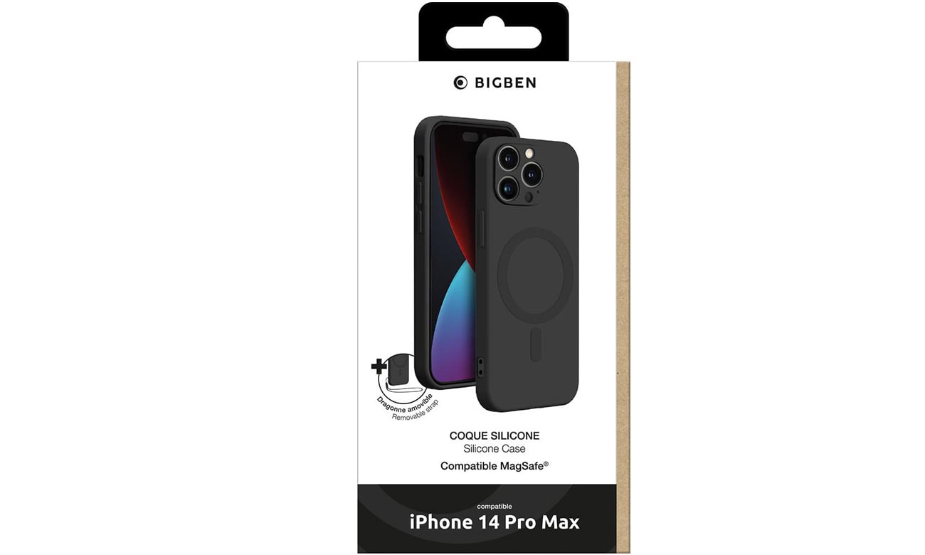BigBen MagSafe Compatible Silicone Case opakowanie