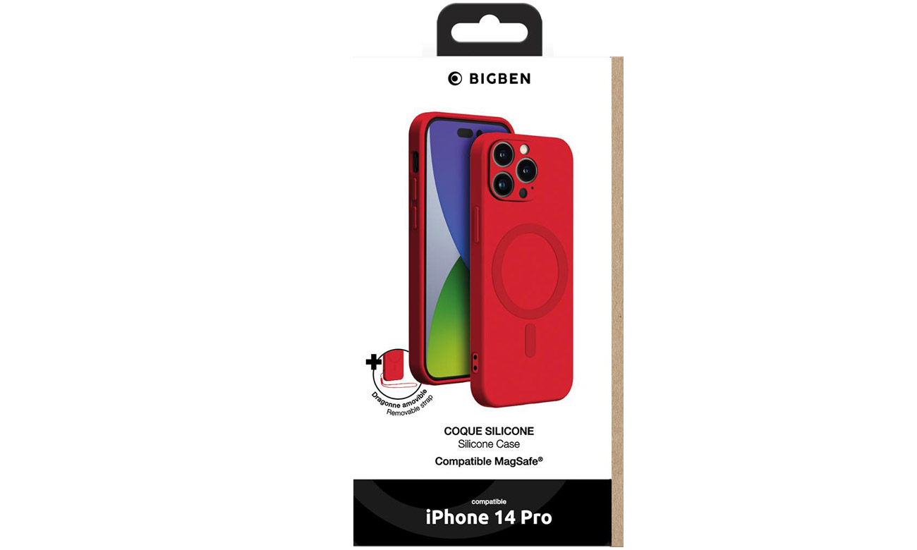 BigBen MagSafe Compatible Silicone Case opakowanie