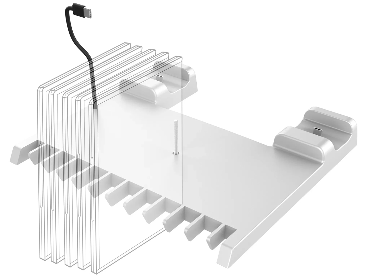 Podstawka BigBen do konsoli PS5/PS5 Slim z ładowarką do DualSense - Grafika