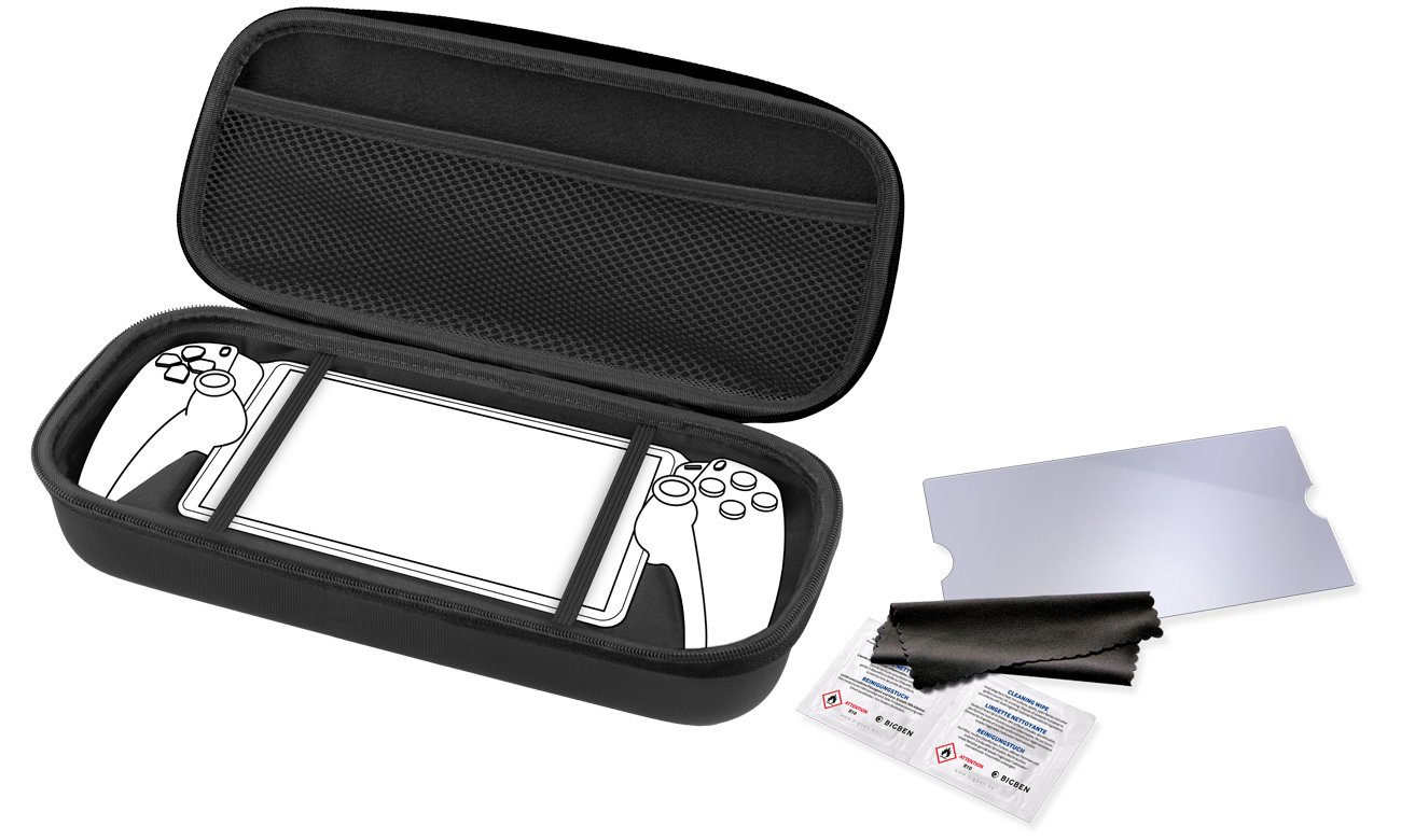 Etui i szkło na ekran konsoli PlayStation Portal BigBen Rigid Carry Pouch - Grafika