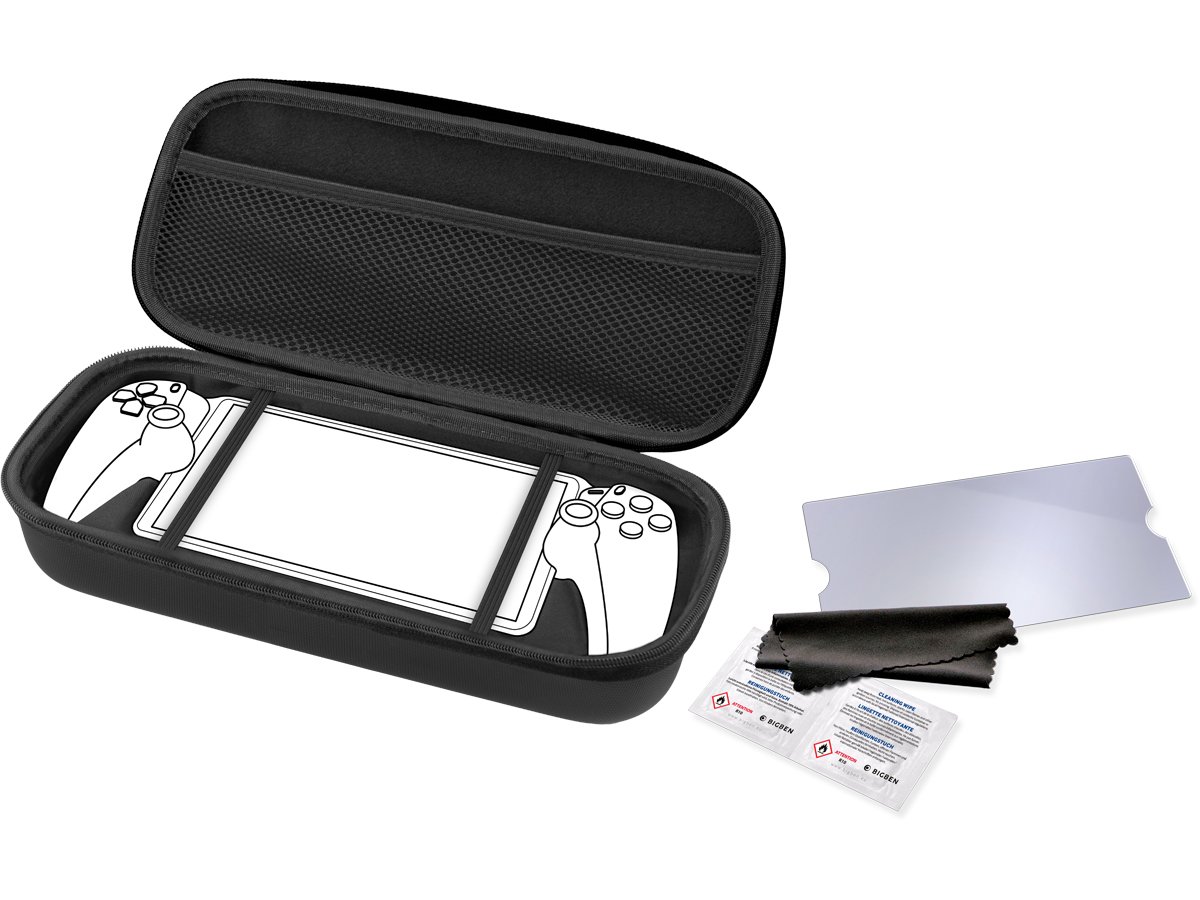 Etui i szkło na ekran konsoli PlayStation Portal BigBen Rigid Carry Pouch - Grafika