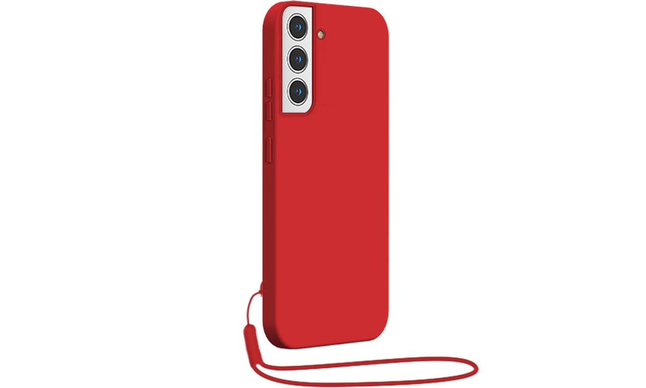 Etui BigBen Silicone Case do Samsung Galaxy S22+ czerwony