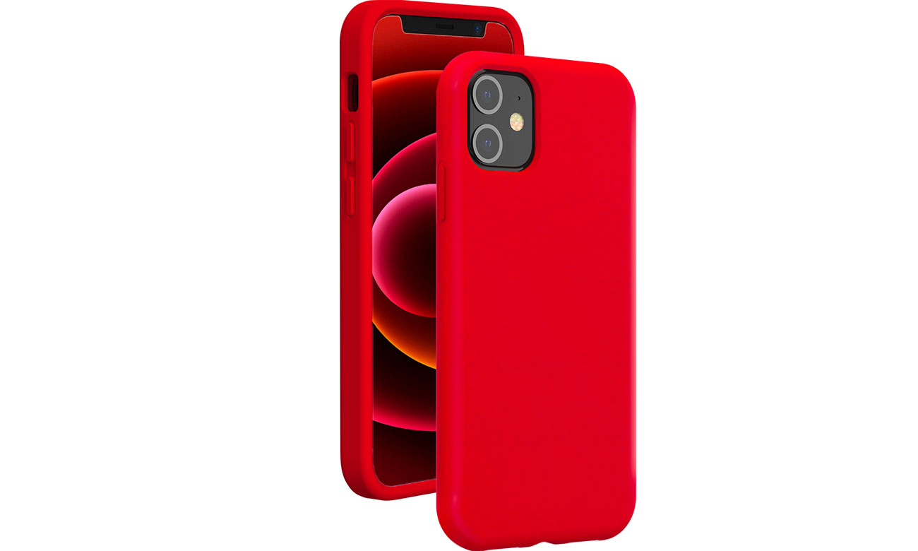 Etui BigBen Silicone SoftTouch Rouge
