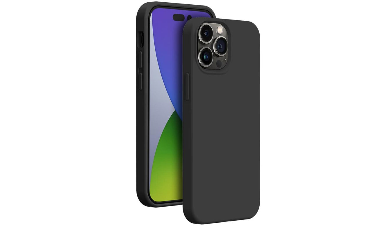 Etui BigBen SoftTouch Silicone Case do do iPhone 14 Pro czarny