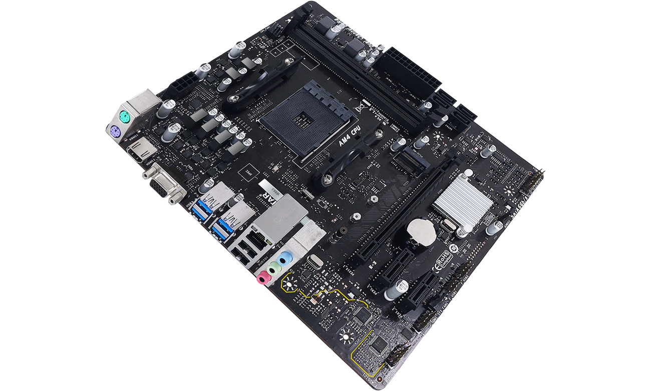 Biostar A32M2 Złącza