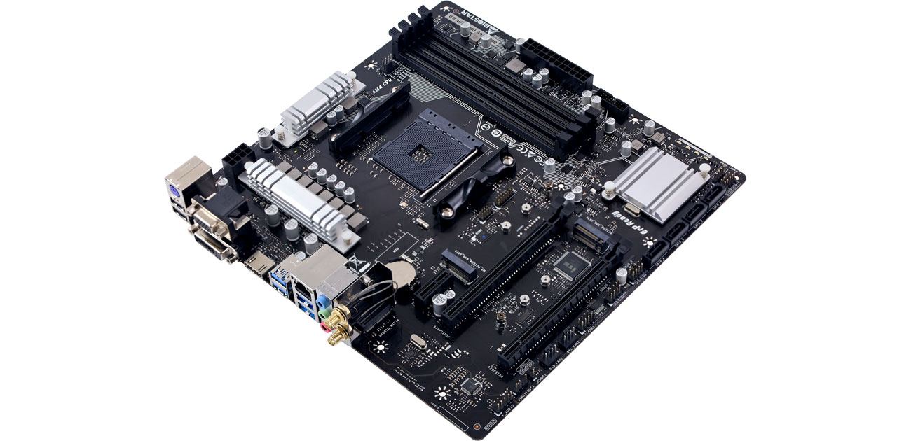 Biostar B550MX/E PRO złącza