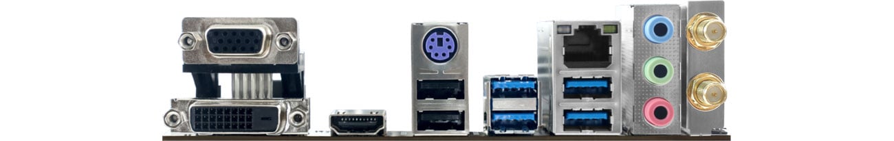 Biostar B560MX-E PRO Porty