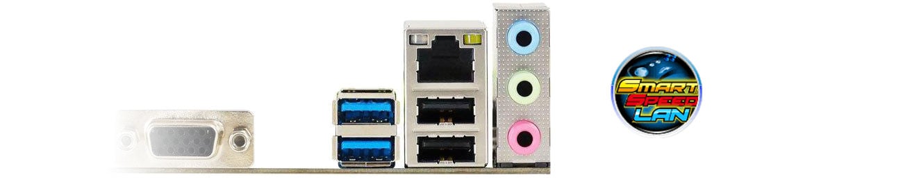 Biostar H110MHC Gigabitowa sieć LAN