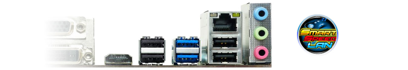 Biostar H310MHD PRO Sieć Gigabit LAN