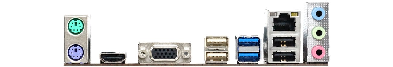 Biostar H310MHP Porty