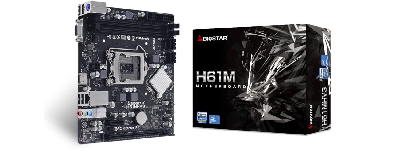 Biostar H61MHV3 Płyta główna box