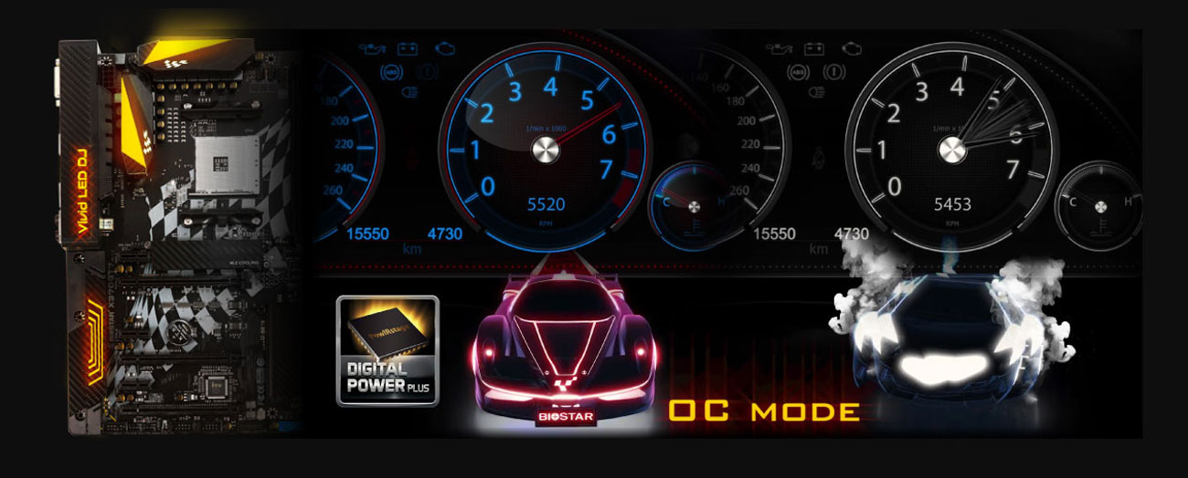 Biostar X370GT7 Stabilne zasilanie