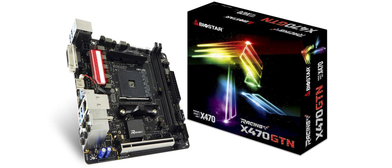 Płyta główna Socket AM4 Biostar X470GTN