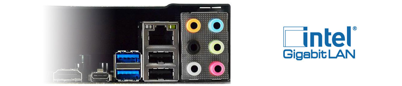 Biostar Z370GT6 Sieć Intel GbE LAN