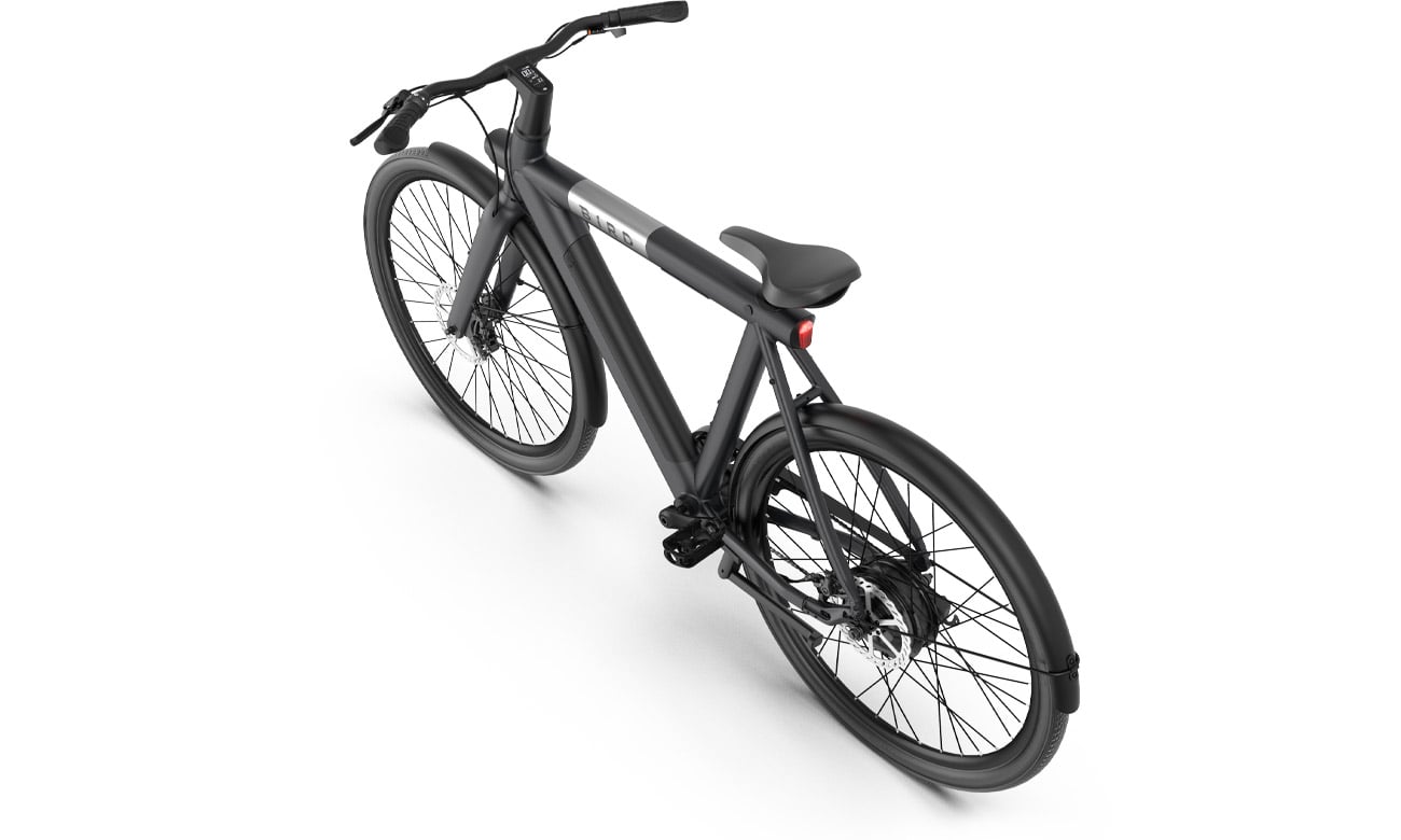 Rower elektryczny Bird Urban 1.0 Stealth Black - Widok od góry pod kątem