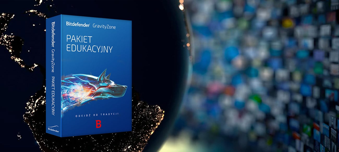 Program antywirusowy Bitdefender pakiet edukacyjny 50st (12m.)