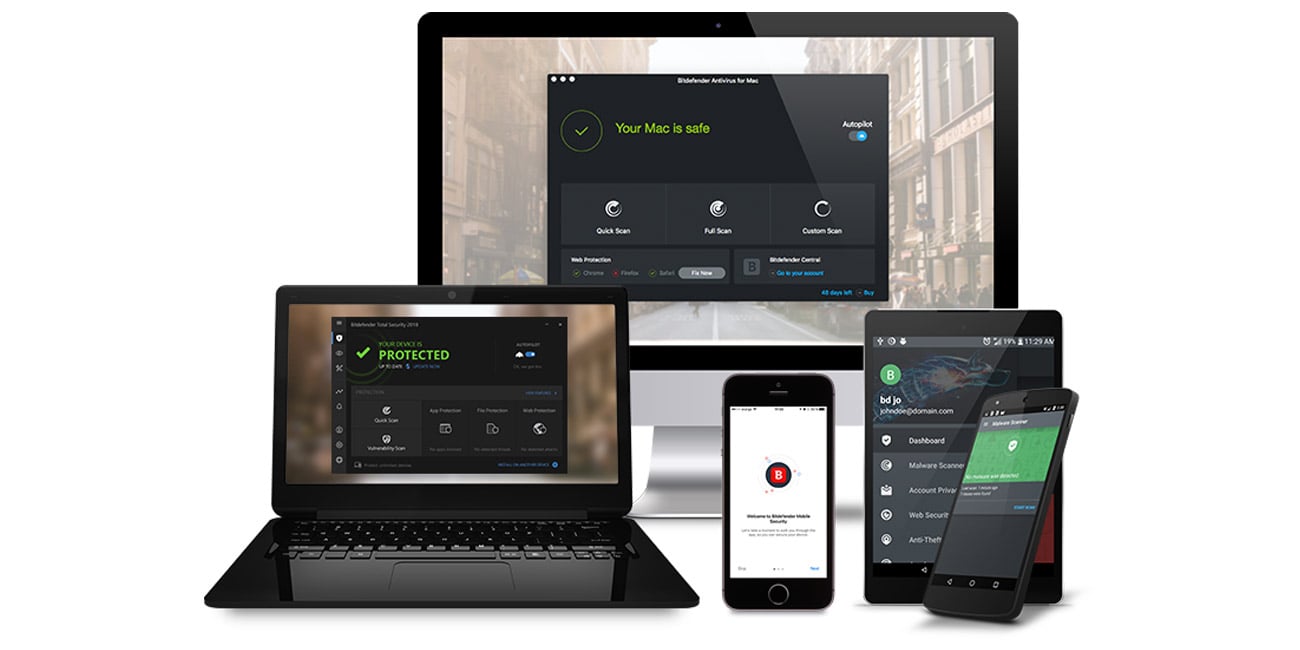 Bitdefender Total Security 2020 Pakiet produktów do ochrony wielu urządzeń