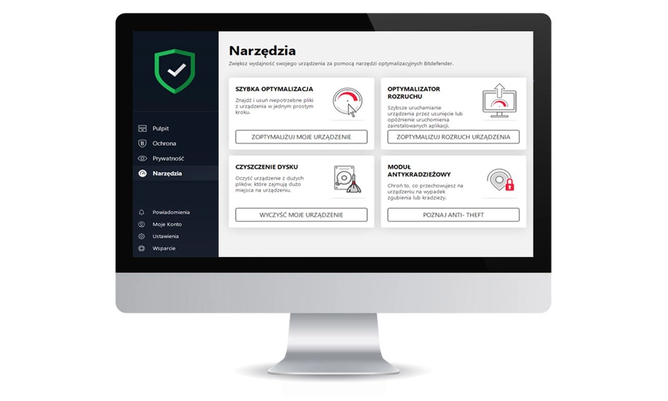 Bitdefender Total Security 2020 Funkcjonalności dla systemu Mac