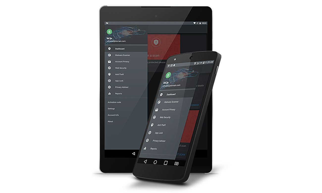 Bitdefender Total Security 2020 Funkcjonalności dla systemu Android