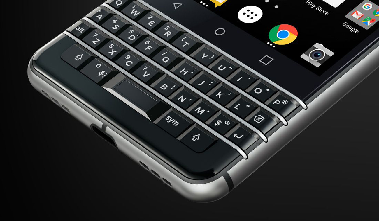 BlackBerry KEYOne klawiatura QWERTY z funkcją trackpadu