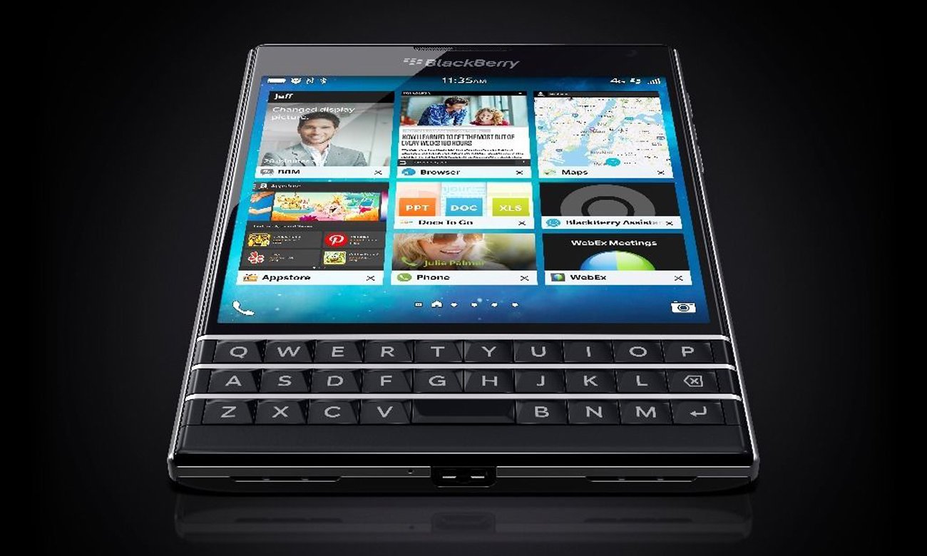 BlackBerry Passport czarny Smartfony i telefony Sklep komputerowy