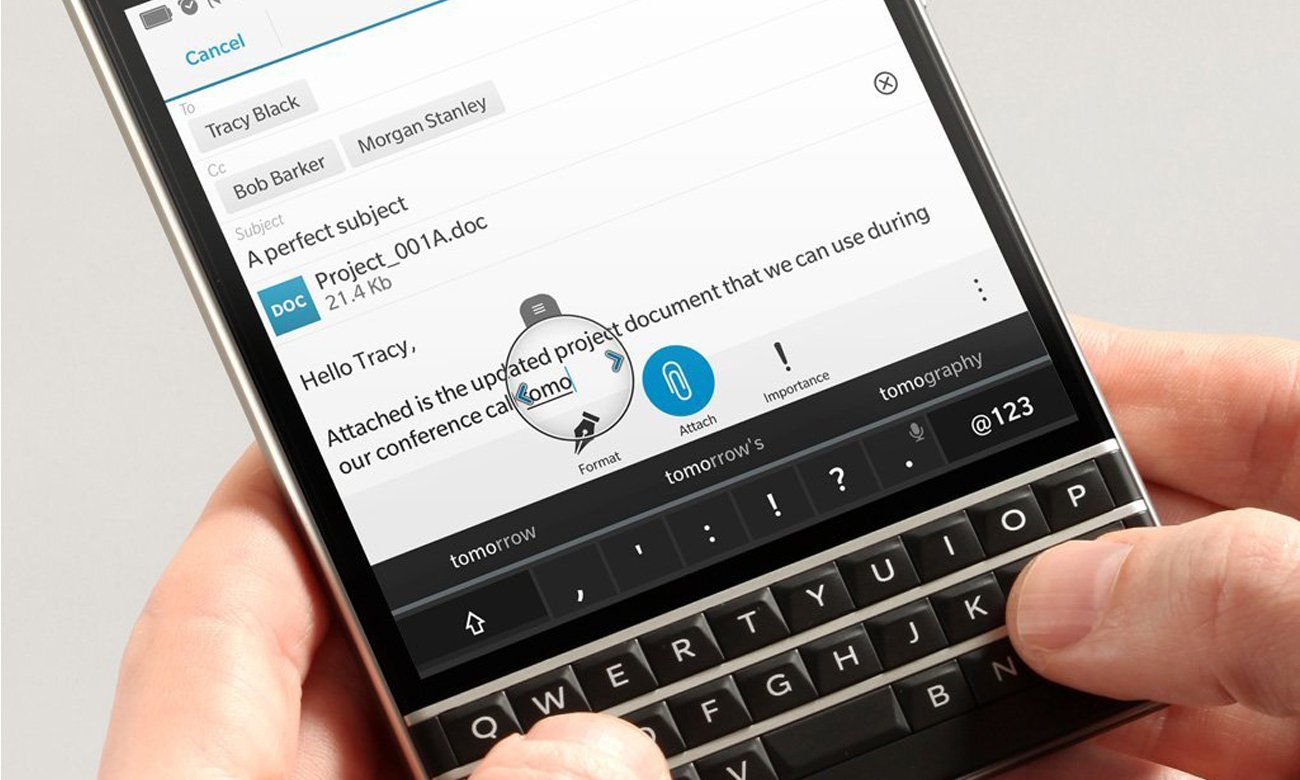 Blackberry Passport Klawiatura