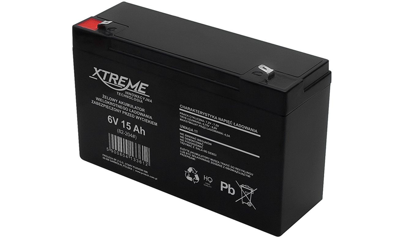 Akumulator żelowy BLOW 6V 15Ah XTREME