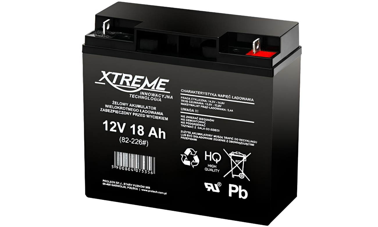 Akumulator żelowy BLOW 12V 18Ah XTREME