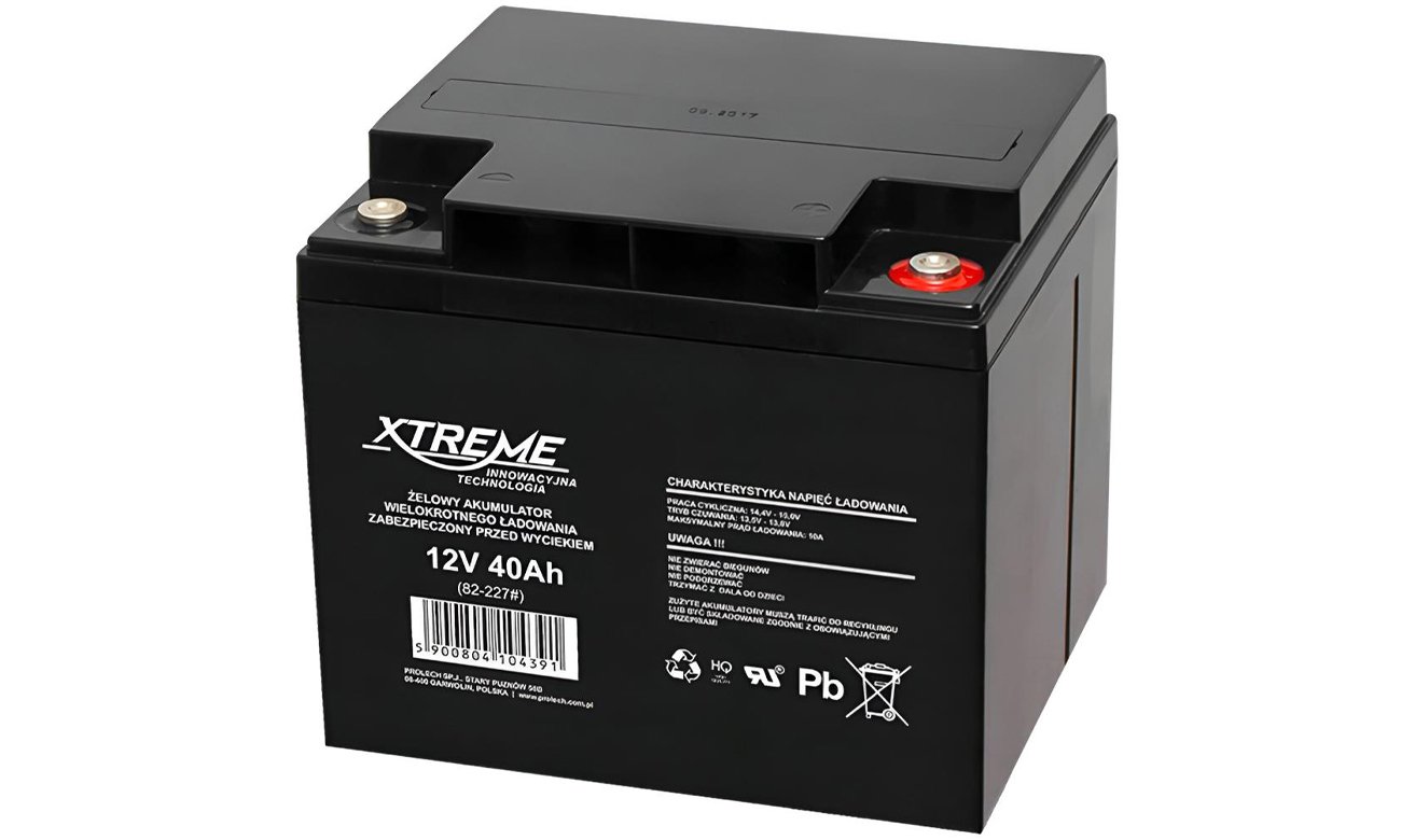 Akumulator żelowy BLOW 12V 40Ah XTREME