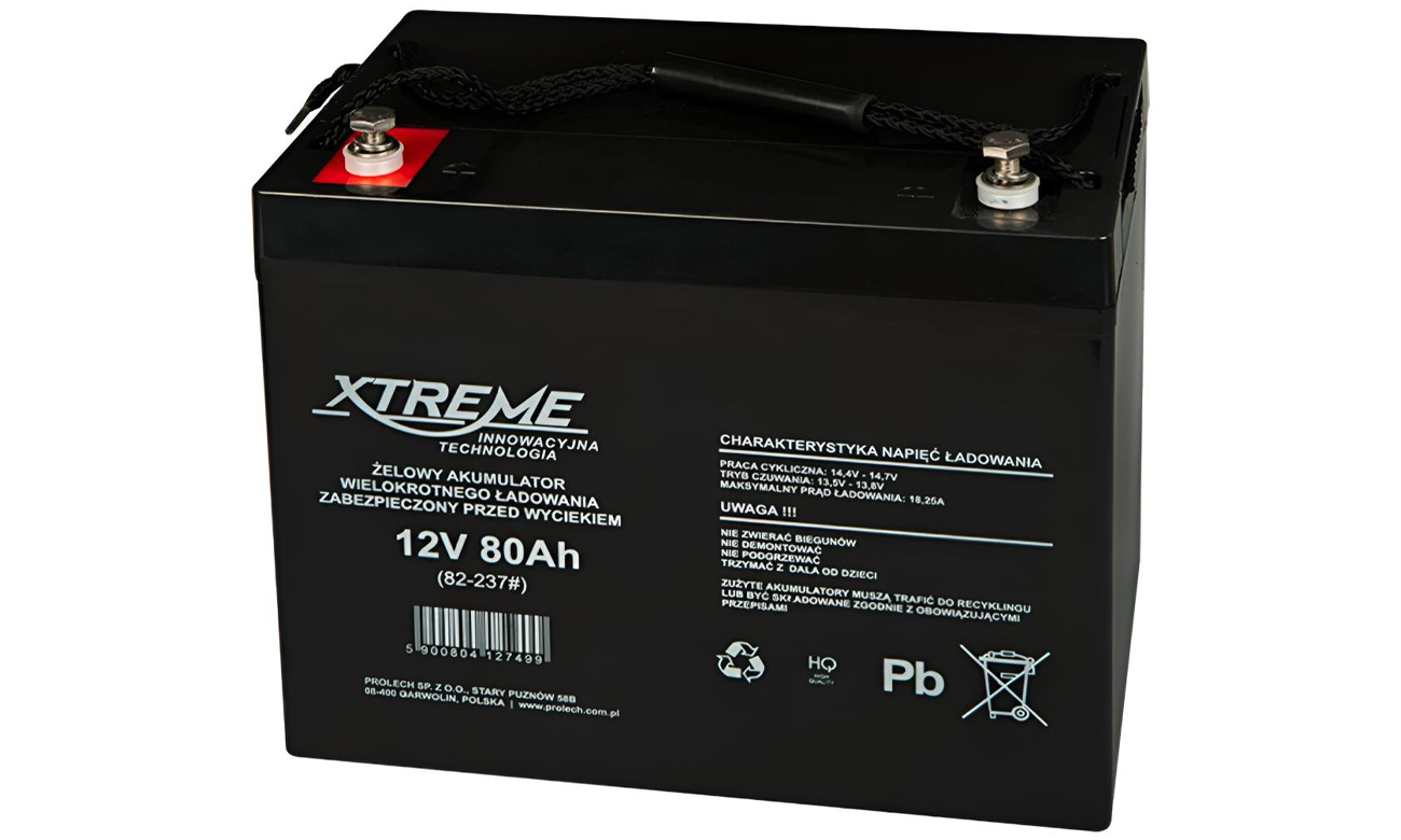 Гелевий акумулятор BLOW 12V 80Ah XTREME