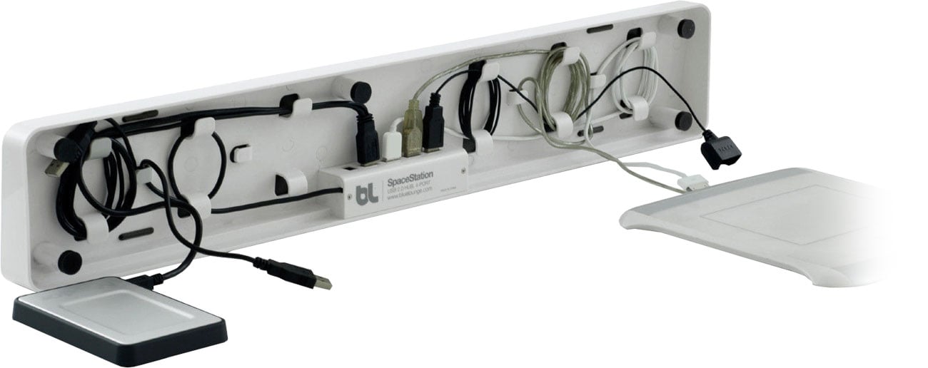 Bluelounge Spacestation Hub 4xUSB biały