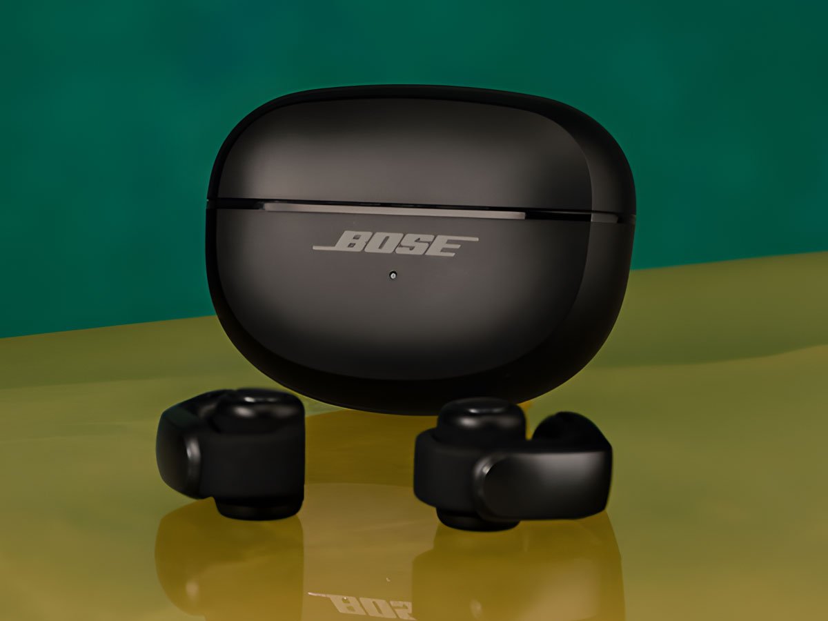 Słuchawki bezprzewodowe Bose Ultra Open Czarne - Grafika lifestyle