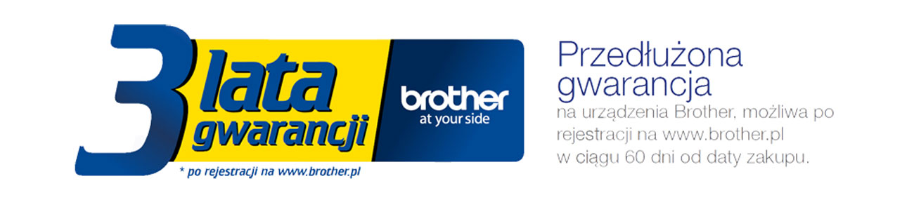3 lata gwarancji, 36 miesięcy gwarancji Brother ADS2100 skaner