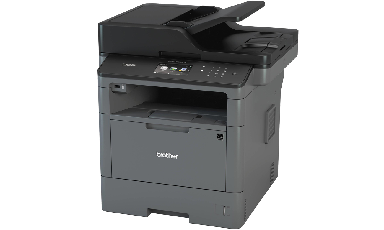 Der Drucker mit dem 9,3 cm Touchscreen Farbdisplay Brother DCP L5500DN Laserdrucker Monochrome A4 1200x1200 dpi