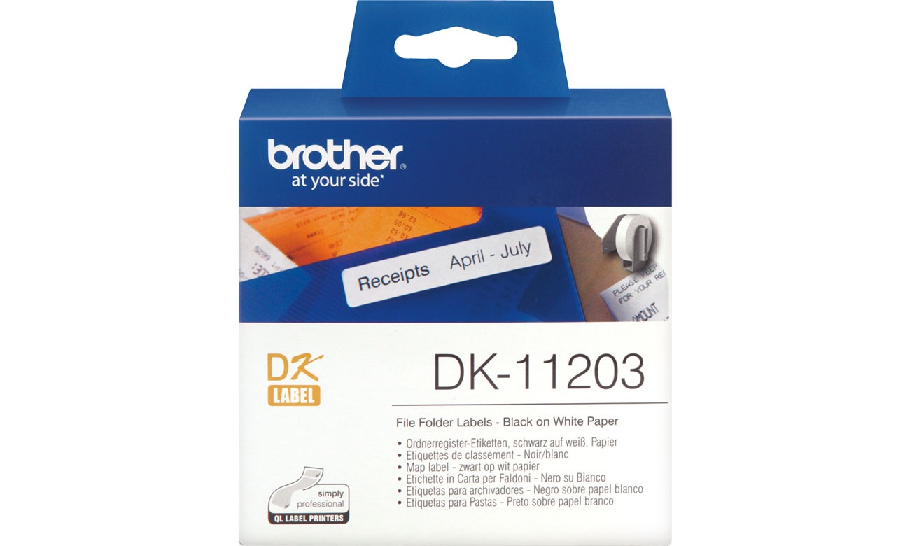 Etykiety papierowe Brother DK-11203