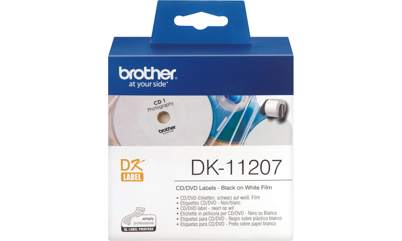 Etykiety papierowe Brother DK-11207